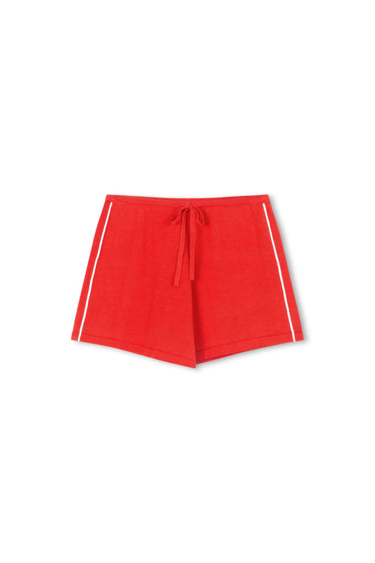 PIPPA DRAWSTRING SHORT - HIBISCUS