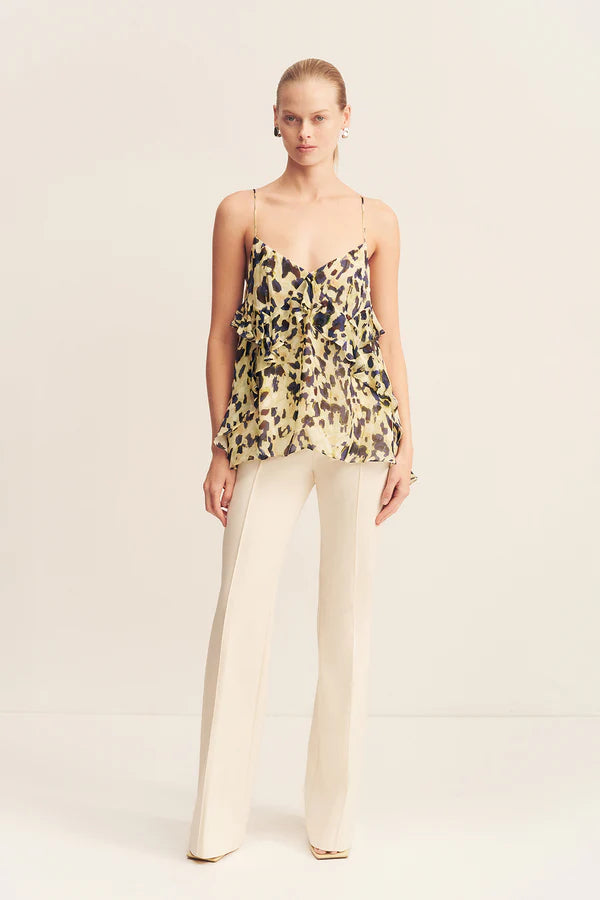 KINETIC RUFFLE CAMI - UTOPIAN PRINT