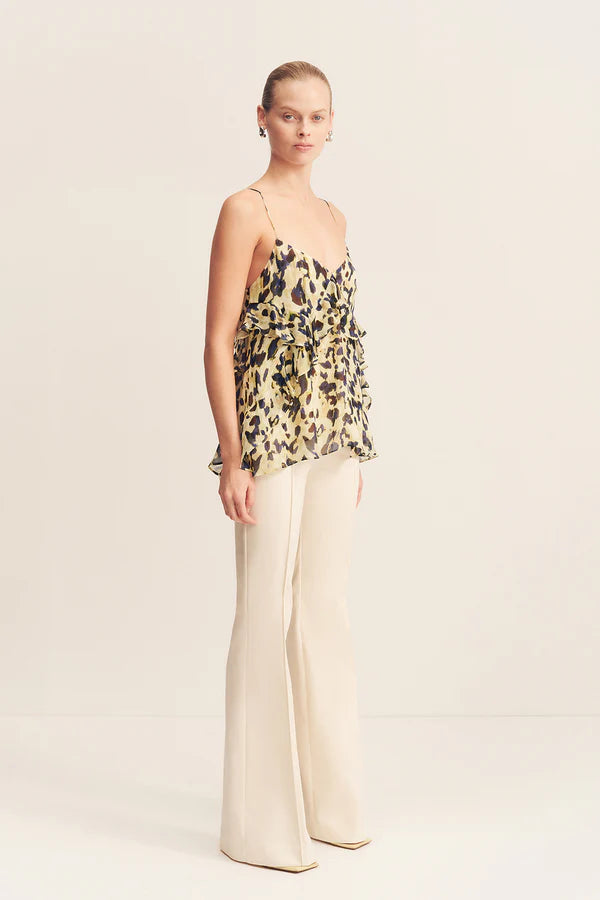 KINETIC RUFFLE CAMI - UTOPIAN PRINT
