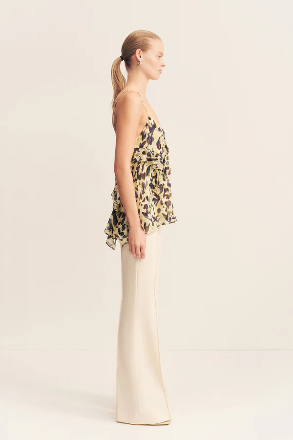KINETIC RUFFLE CAMI - UTOPIAN PRINT