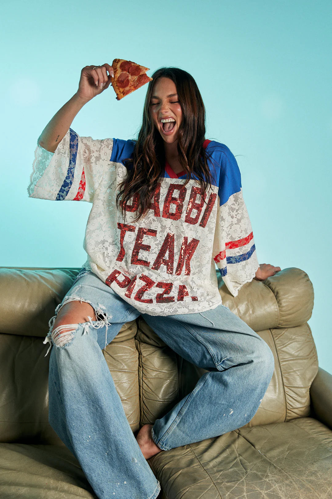TEAM PIZZA LACE JERSEY