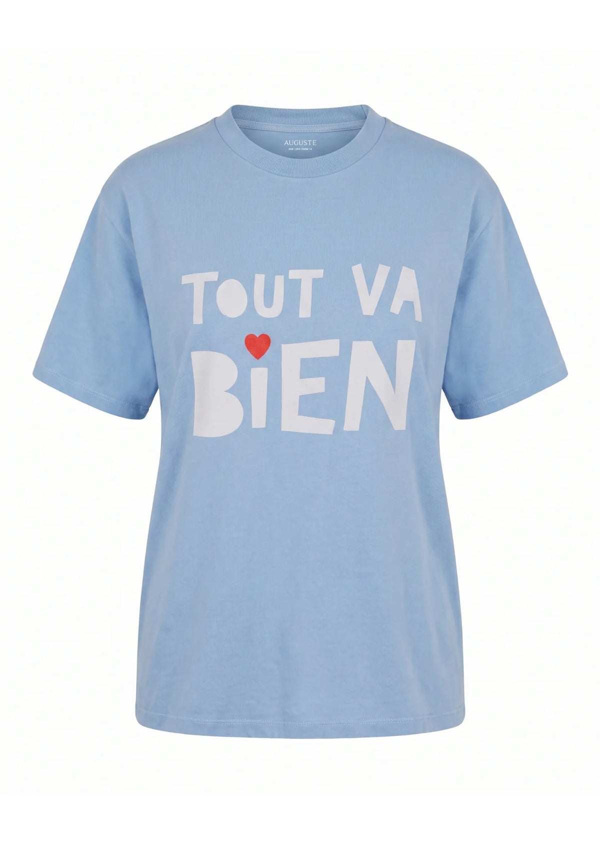 TOUT VA BIEN BOYFRIEND TEE-BLUE