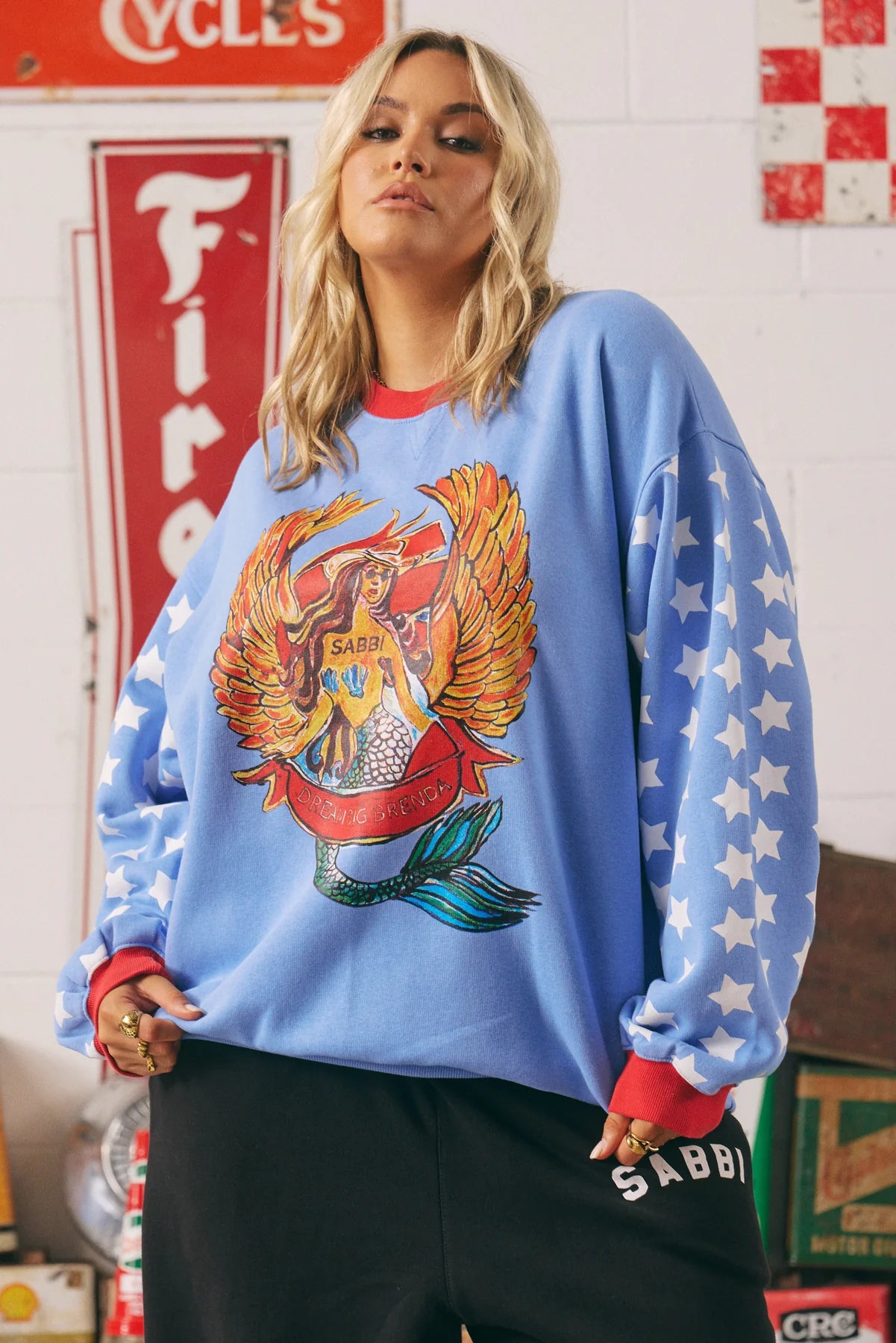 DIEGO JUMPER - DREAM BIG BRENDA - PERIWINKLE