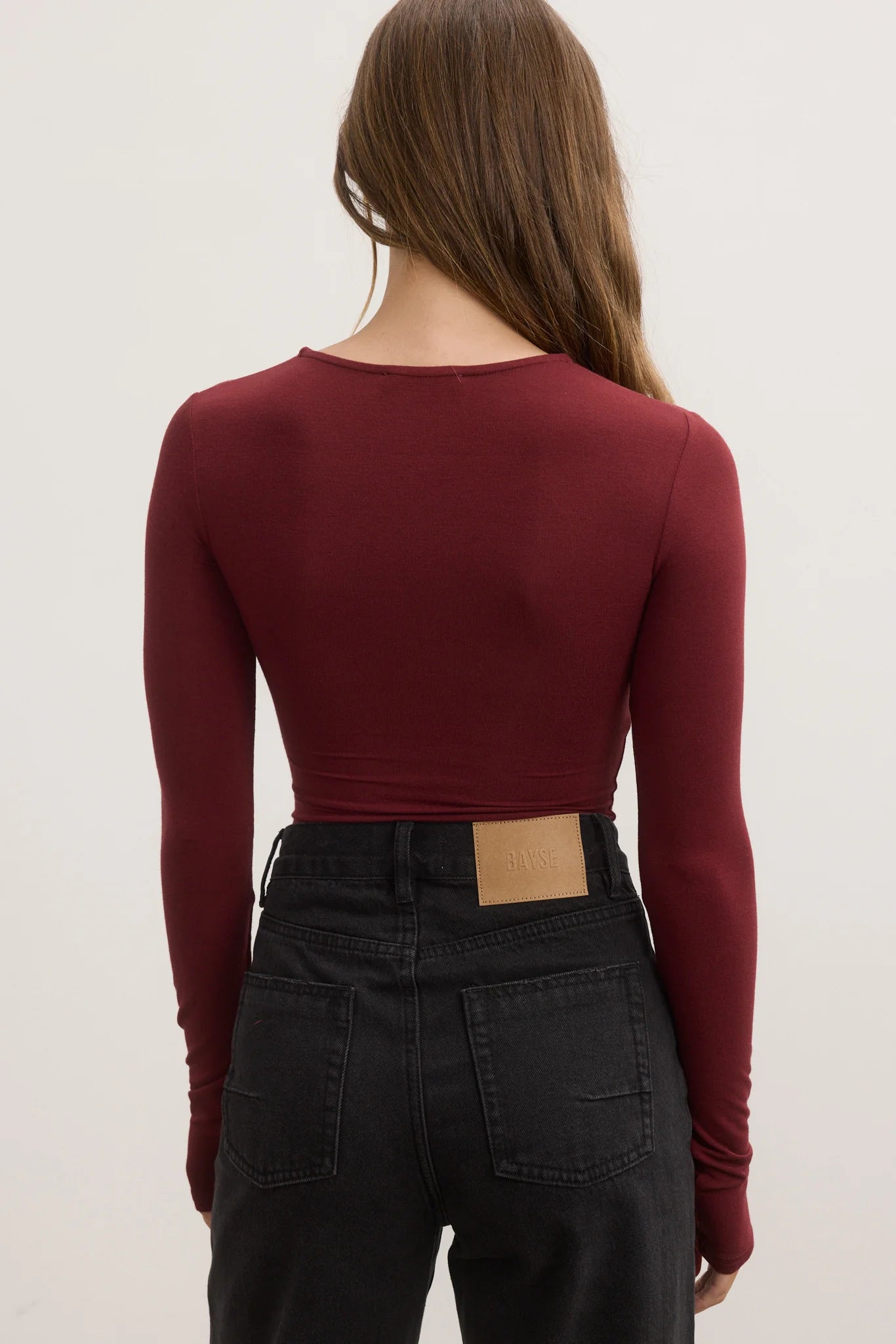 LILA BODYSUIT - WINE