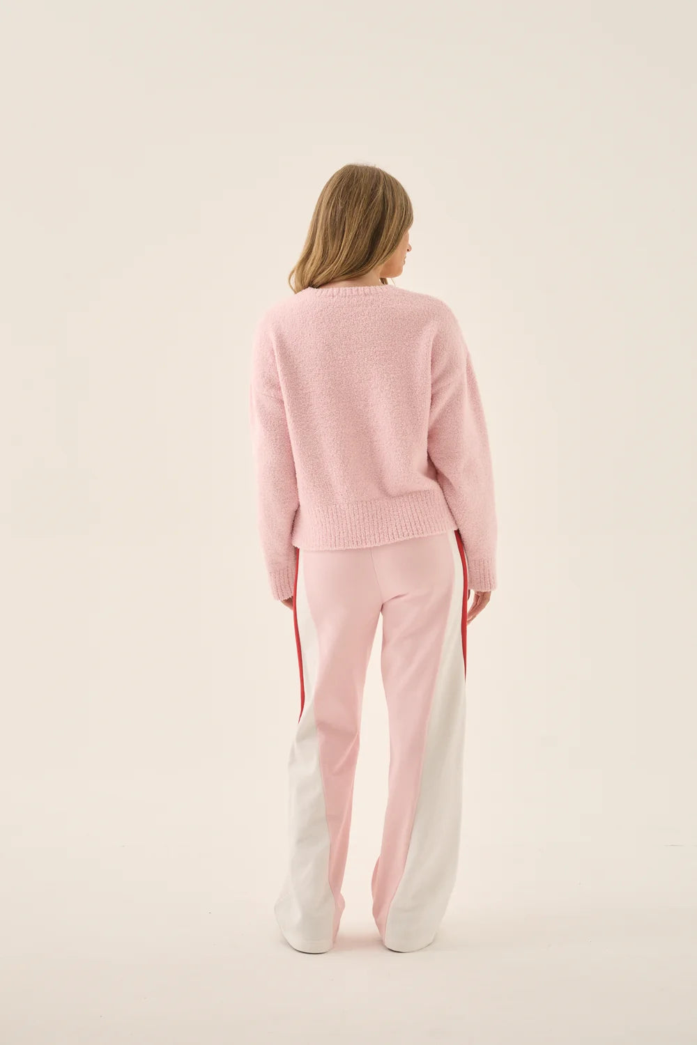 AIMES SHELL CARDIGAN - BALLET PINK