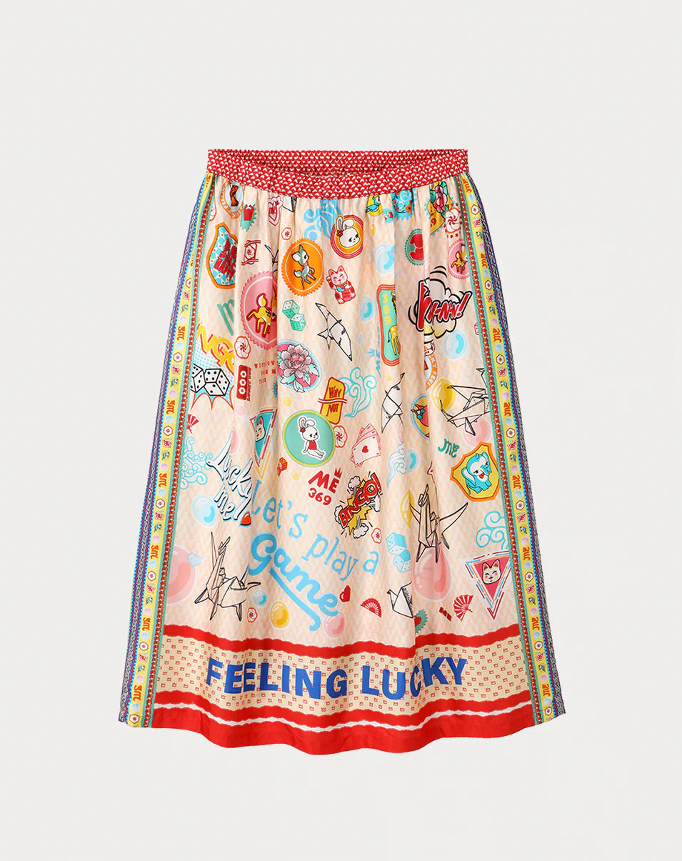 VANESSA MIDI SKIRT - LUCKY ME