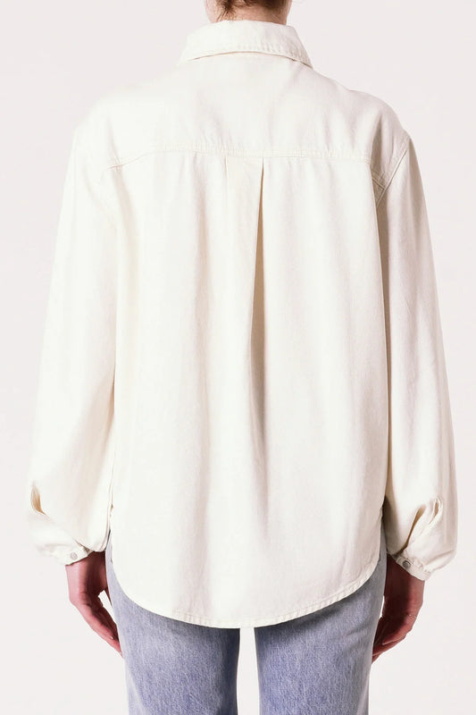 N53H02-002 PAINTERS DENIM SHIRT-OFF WHITE