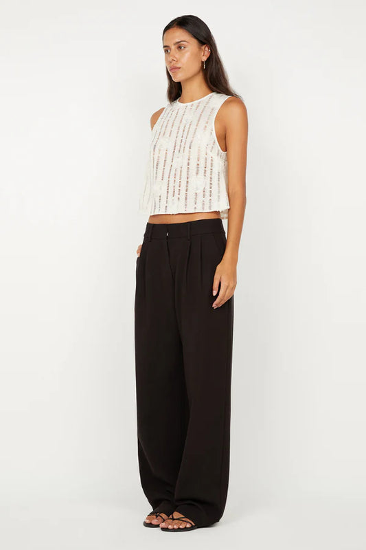 AMELIE SHELL TOP - IVORY