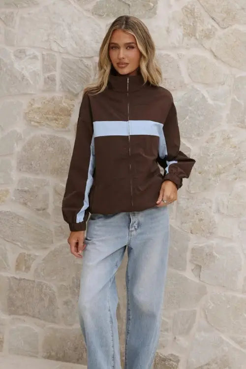 CHOC/BLUE WINDBREAKER (681-2)