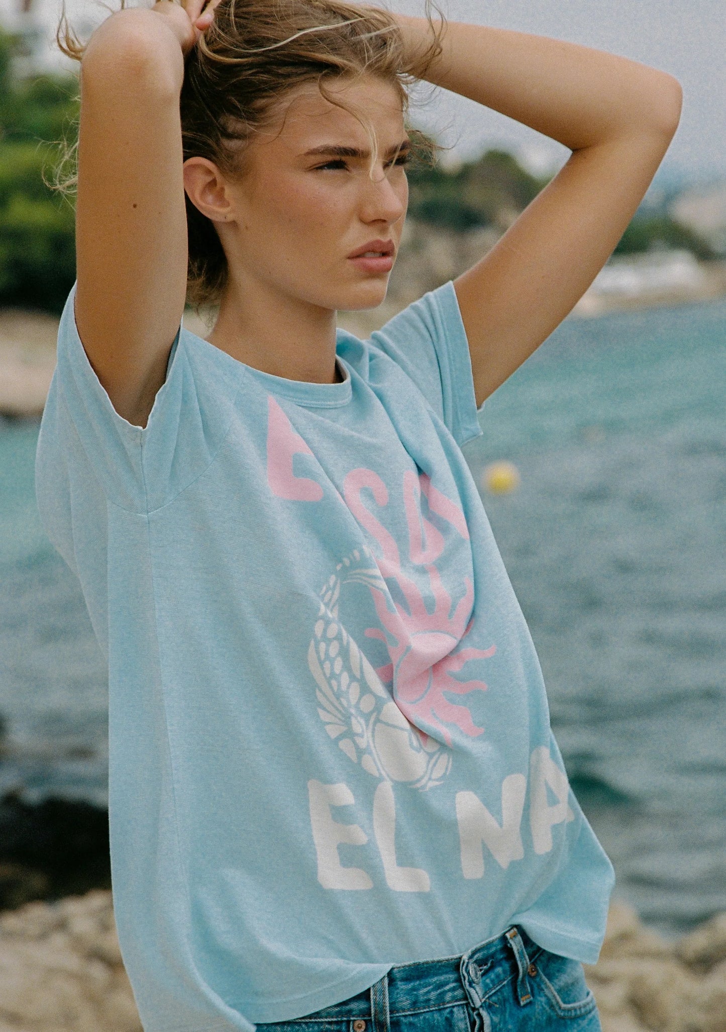 SOL CLASSIC TEE - BLUE