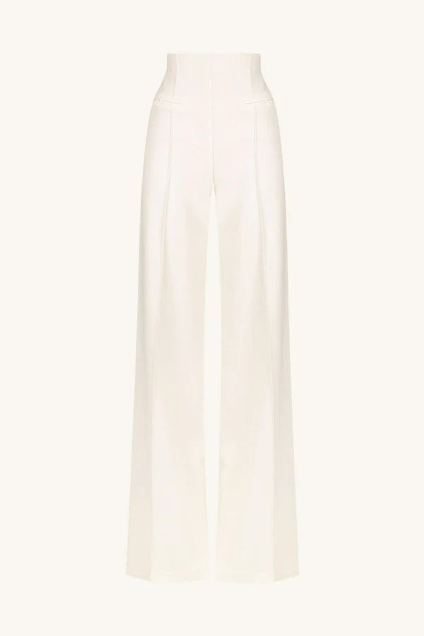 HIGH WAISTED LEG PANT AMURA -CREAM