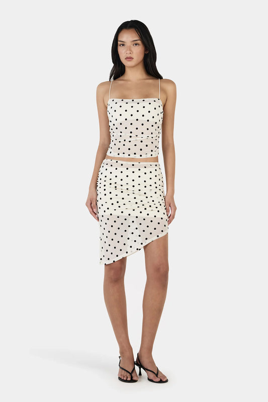 TALIA MIDI SKIRT - CREAM