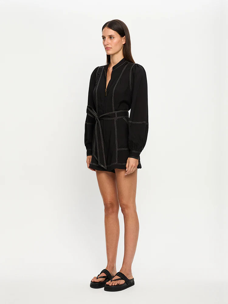 ADA PLAYSUIT - BLACK