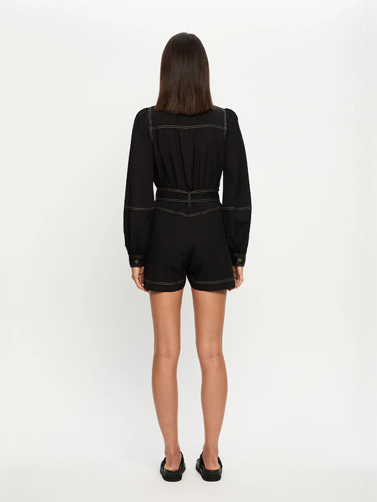 ADA PLAYSUIT - BLACK