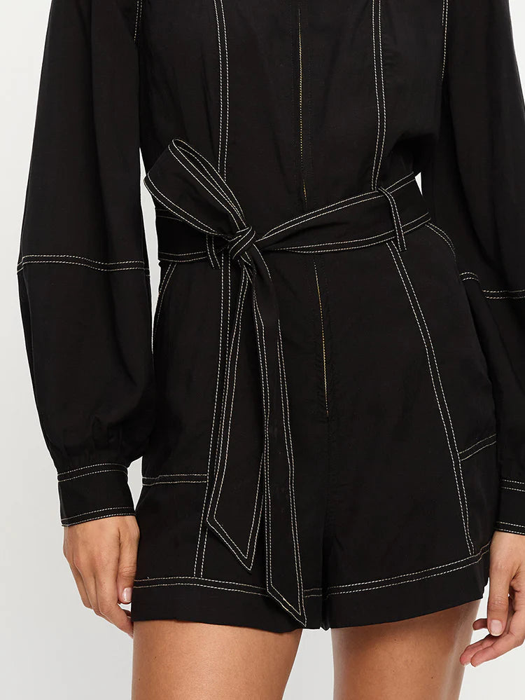 ADA PLAYSUIT - BLACK