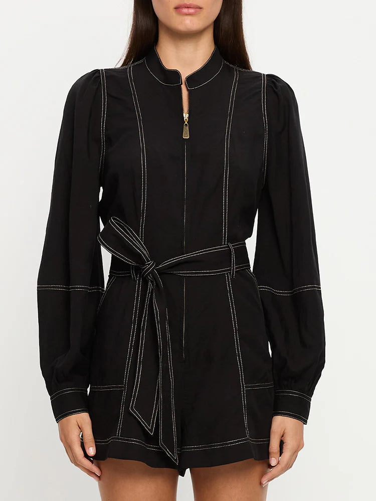 ADA PLAYSUIT - BLACK