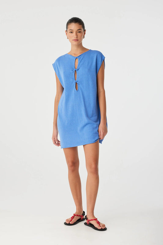 PALA MINI DRESS-PACIFIC BLUE
