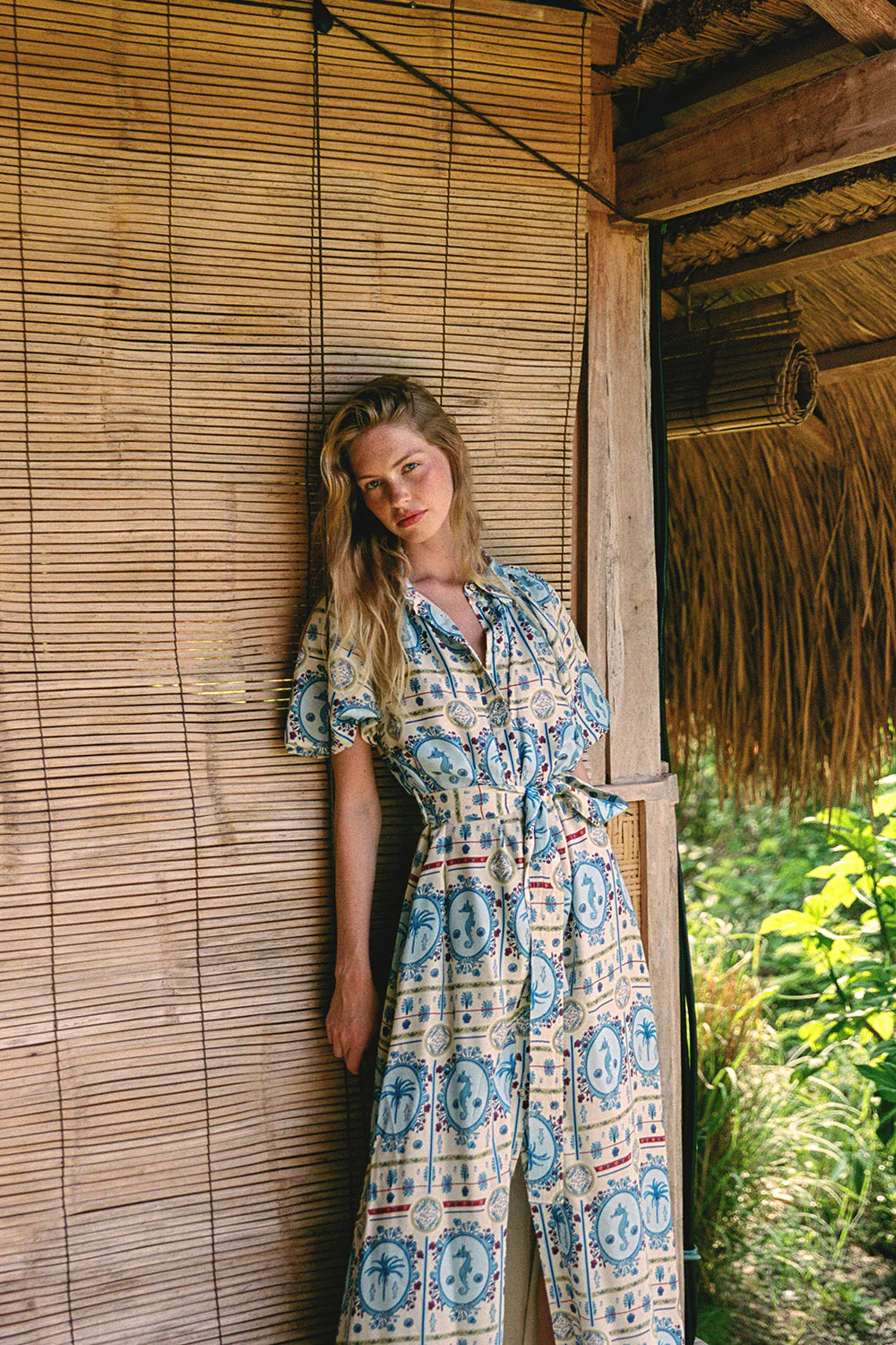 CARLA DRESS LAGOONA TILE