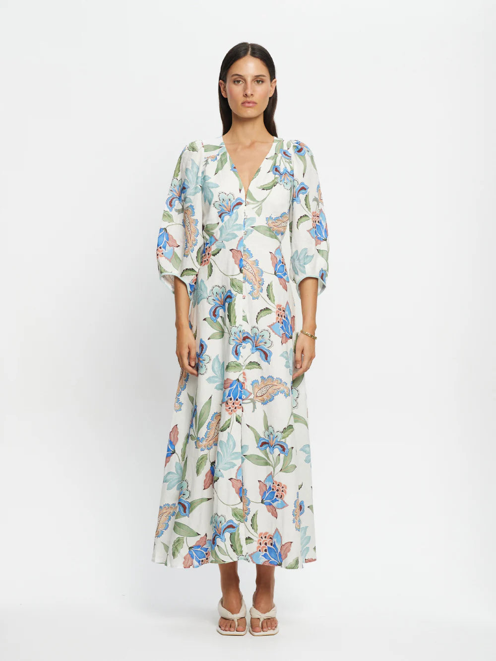 AZURE MAXI DRESS - AZURE PRINT