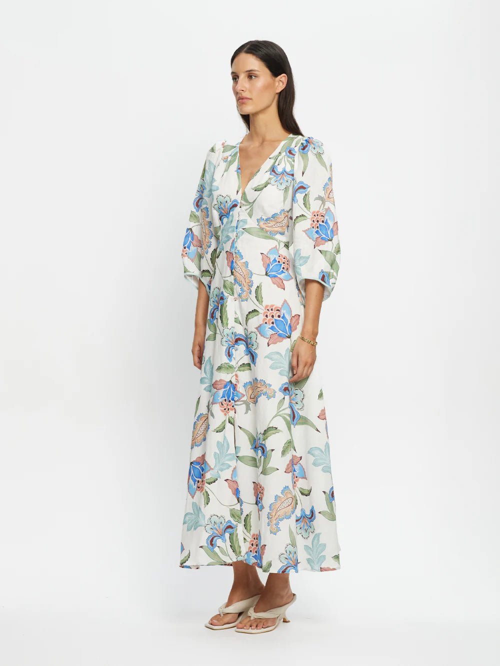 AZURE MAXI DRESS - AZURE PRINT