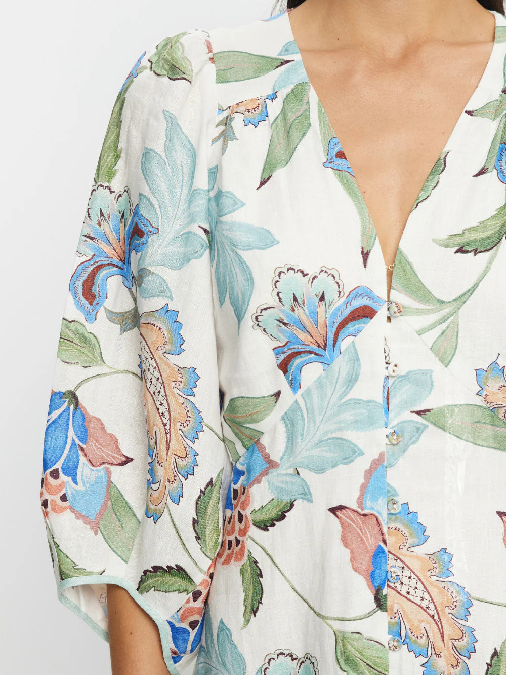 AZURE MAXI DRESS - AZURE PRINT