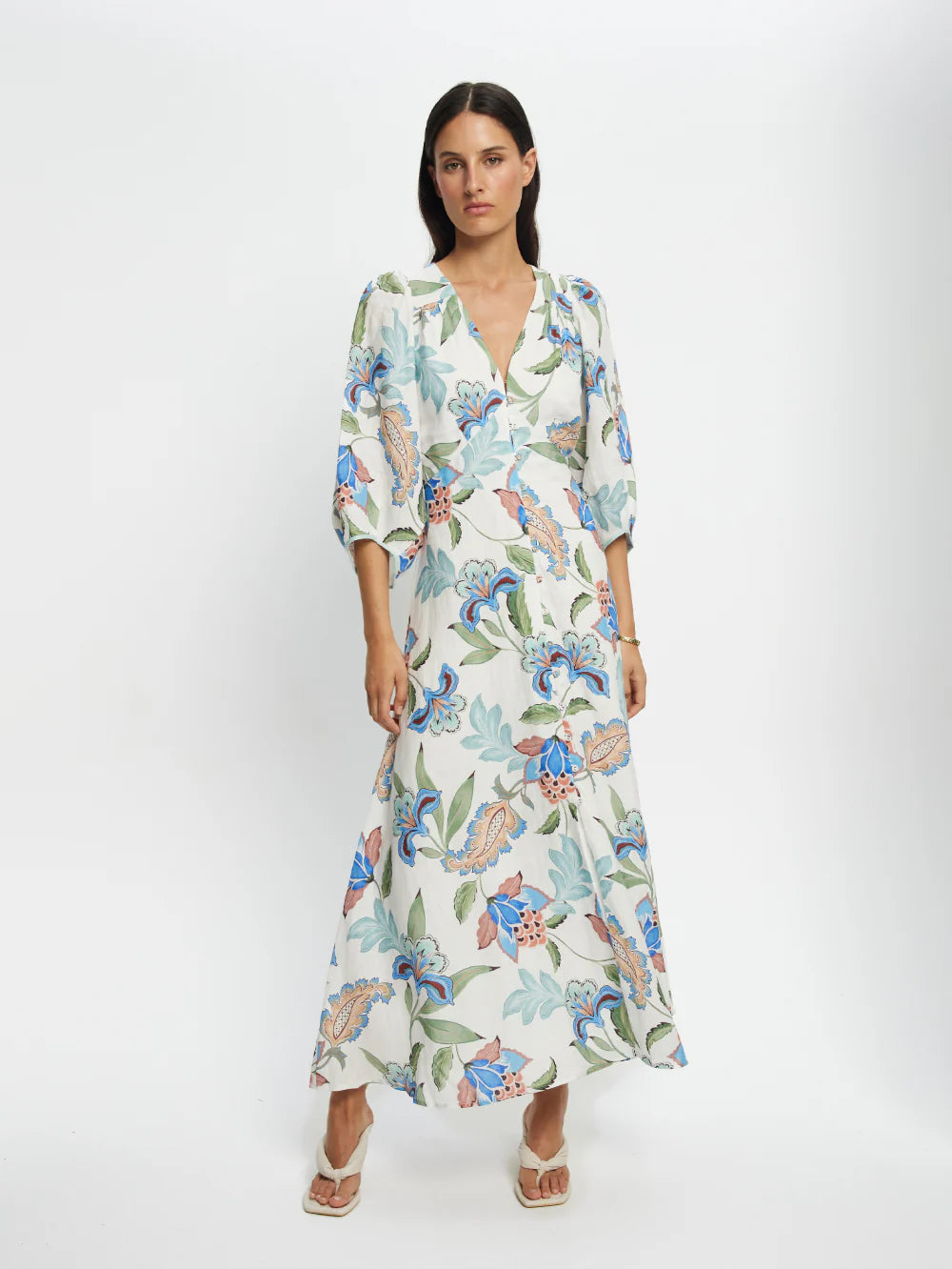 AZURE MAXI DRESS - AZURE PRINT