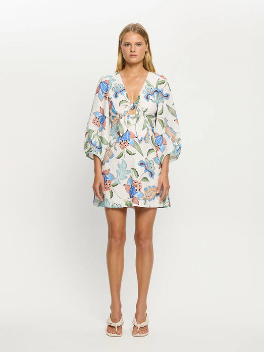 AZURE MINI DRESS - AZURE PRINT