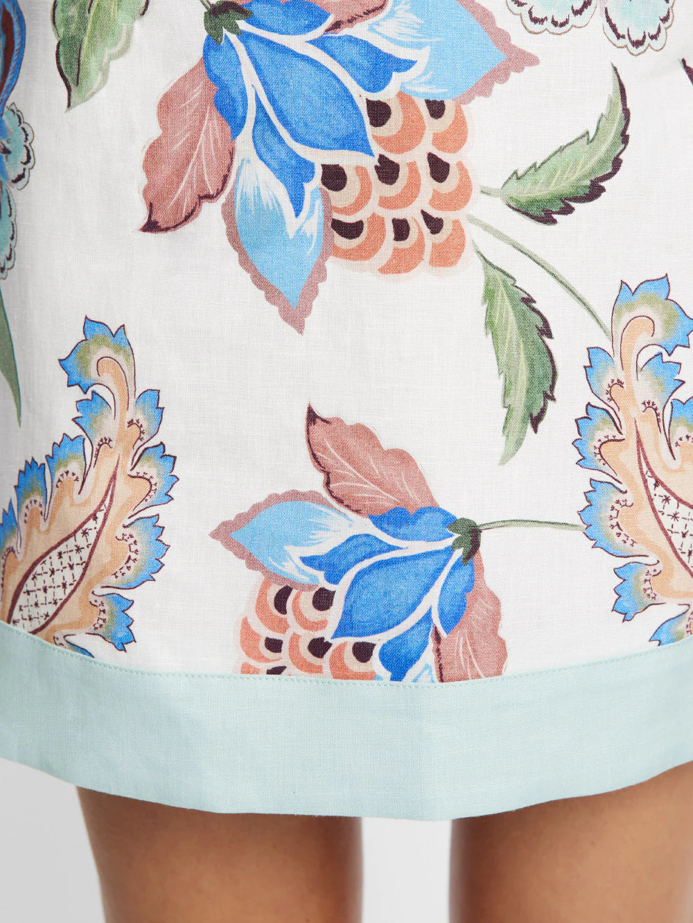 AZURE MINI SKIRT - AZURE PRINT
