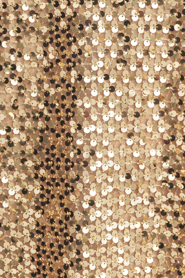 GOLD MINI DRESS - BRIA