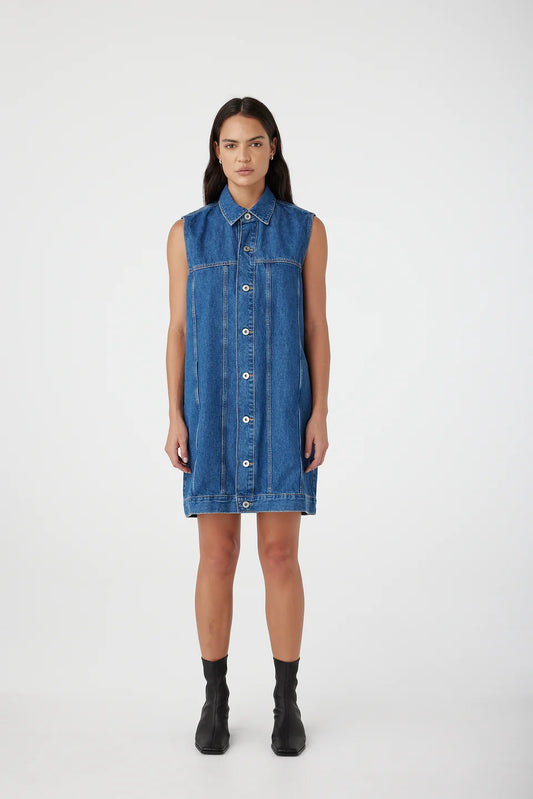 GOLDIE SLEEVELESS DRESS-LATITUDE