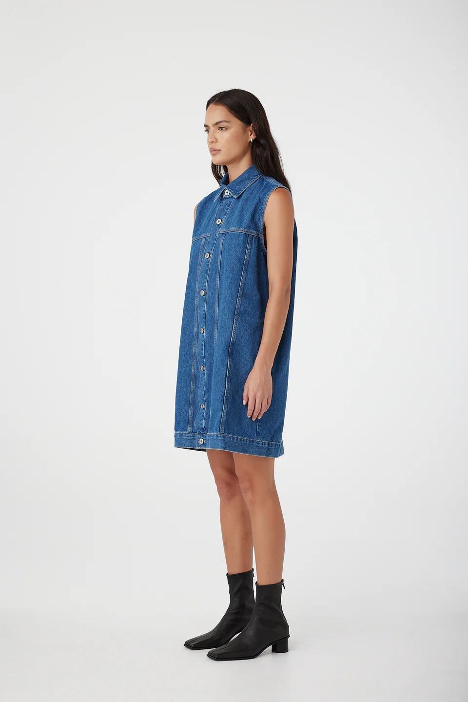 GOLDIE SLEEVELESS DRESS-LATITUDE