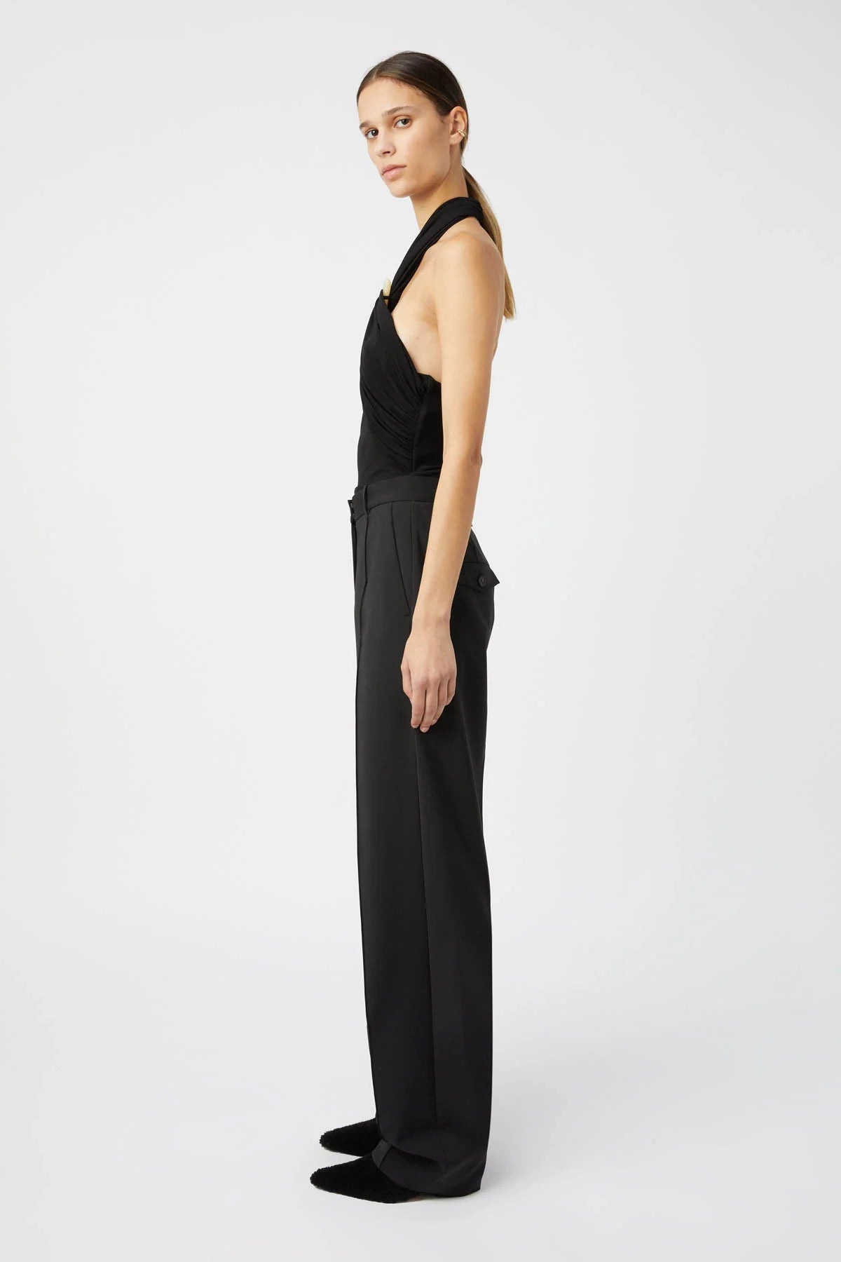 ALLEGRA TOP - BLACK