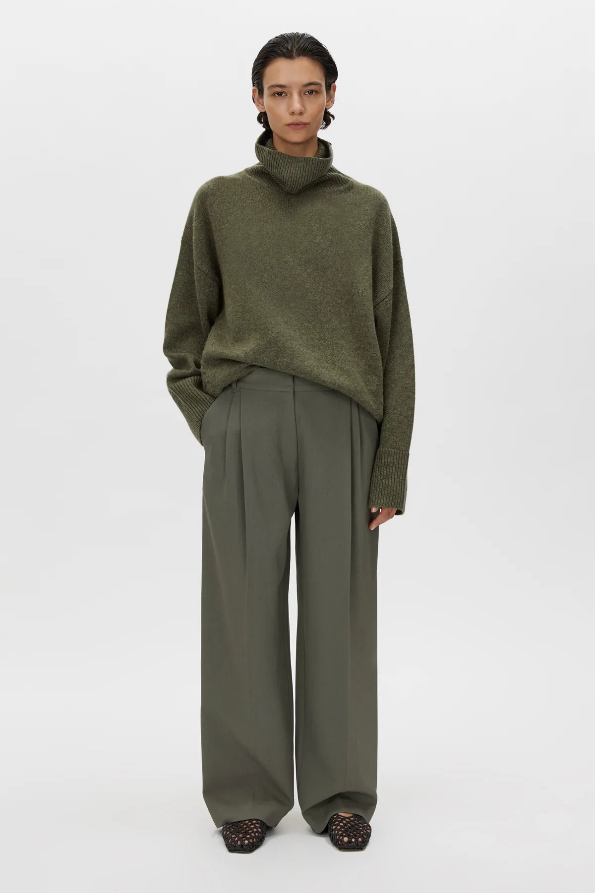 ANNICK PANT - SACRAMENTO GREEN