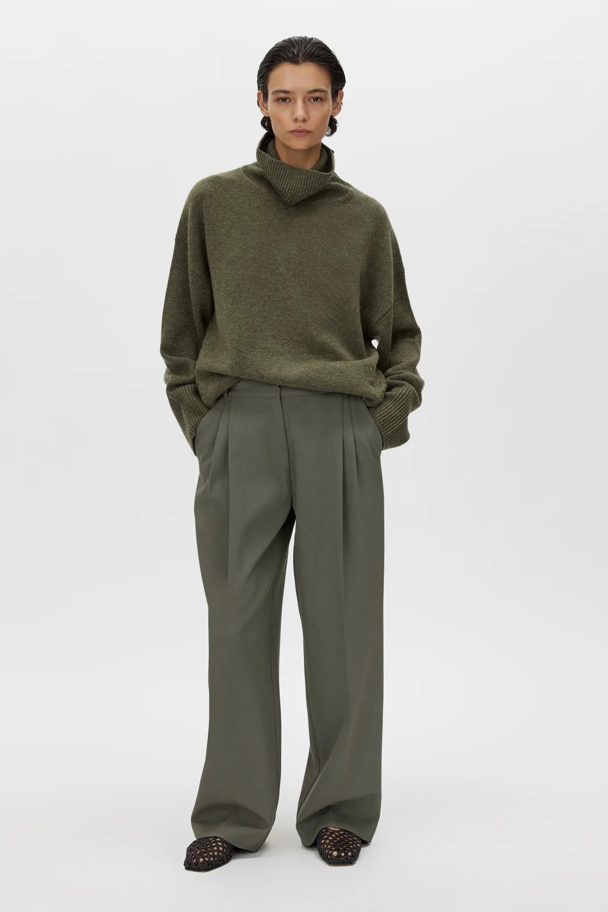 ANNICK PANT - SACRAMENTO GREEN