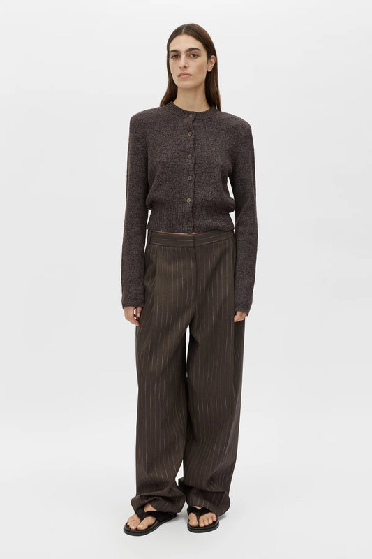 BOTTICINO KNIT CARDIGAN - CHOC