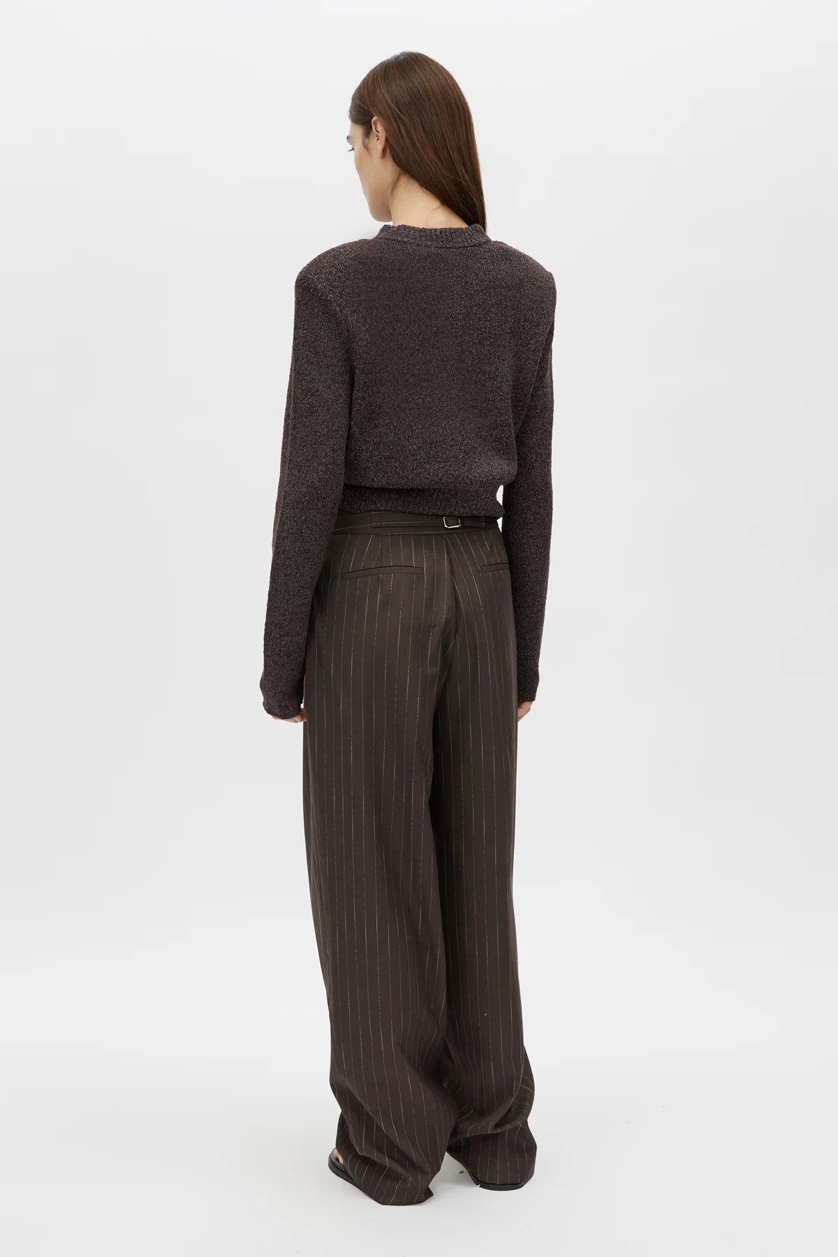 BOTTICINO KNIT CARDIGAN - CHOC