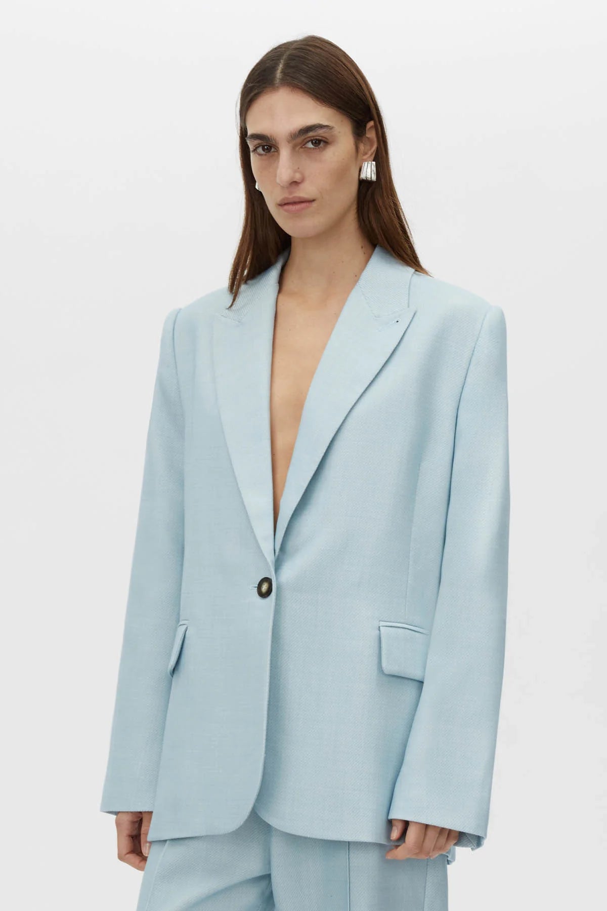 GEHRY BLAZER-CHALKY BLUE
