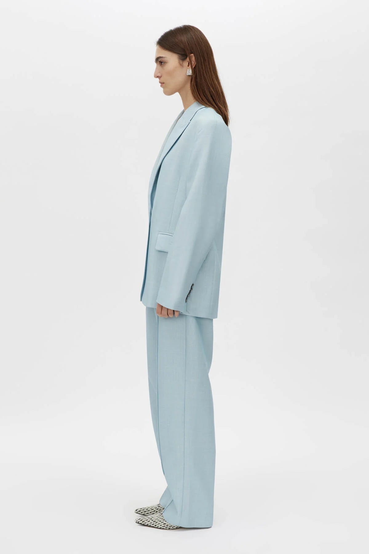 GEHRY BLAZER-CHALKY BLUE