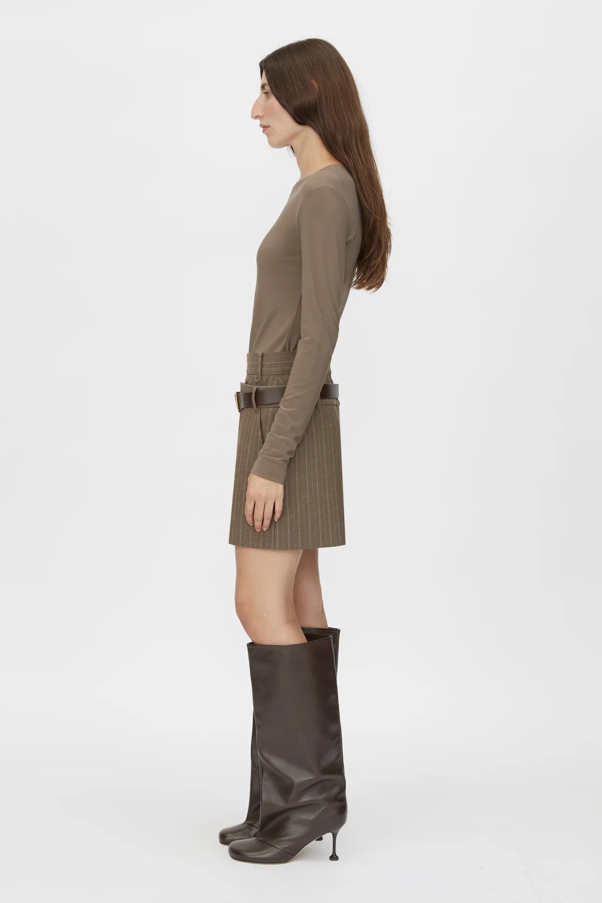 SAINT LONG SLEEVE TOP - FAWN