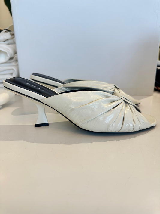 BESSY -IVORY OILY CRINKLE LEATHER