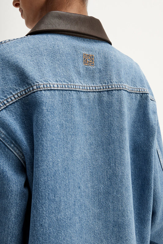 BENJI DENIM SHIRT - TRINITY BLUE