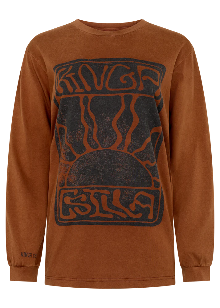 LINO ROSES TEE - BROWN