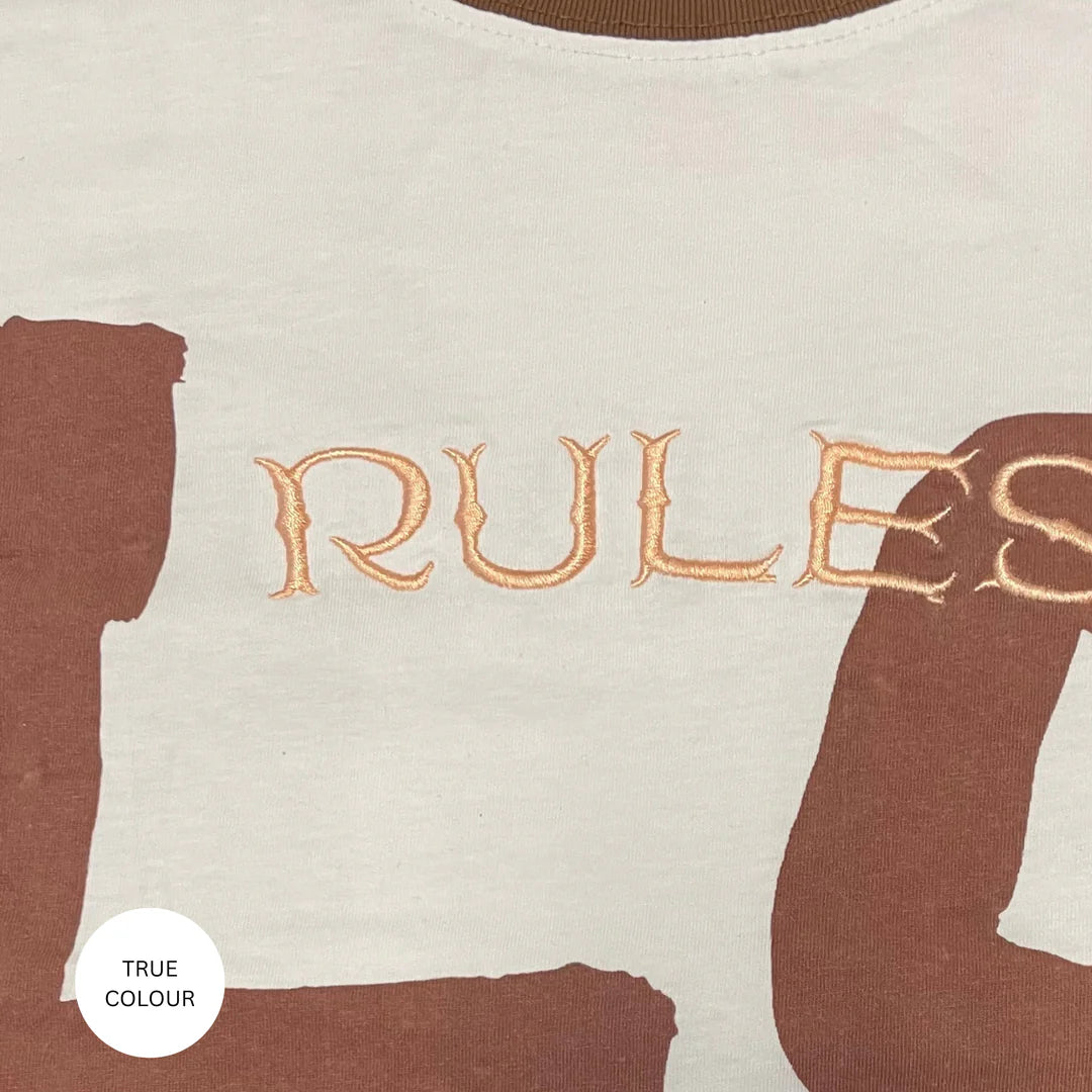 THE LOVE REVOLUTION TEE - OFF WHITE (VERY OVERSIZED)