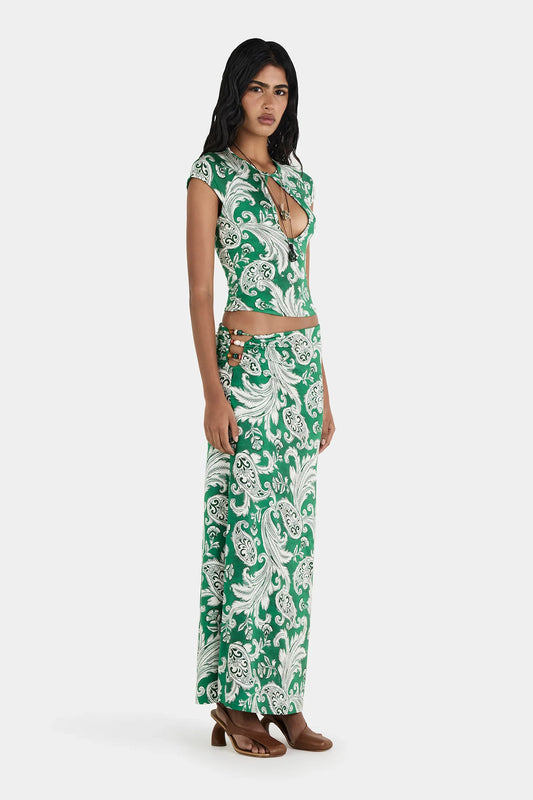 NOLA TOP-ROYAL PAISLEY