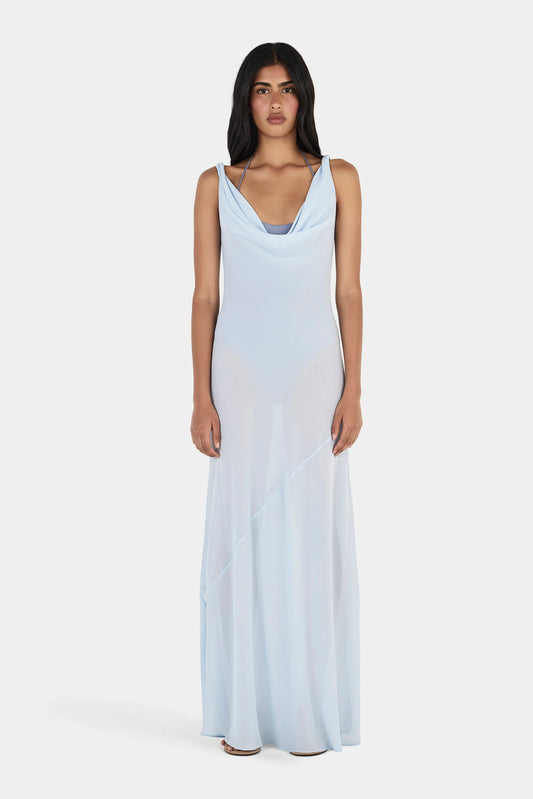 SANDRA MAXI DRESS - CORNFLOWER