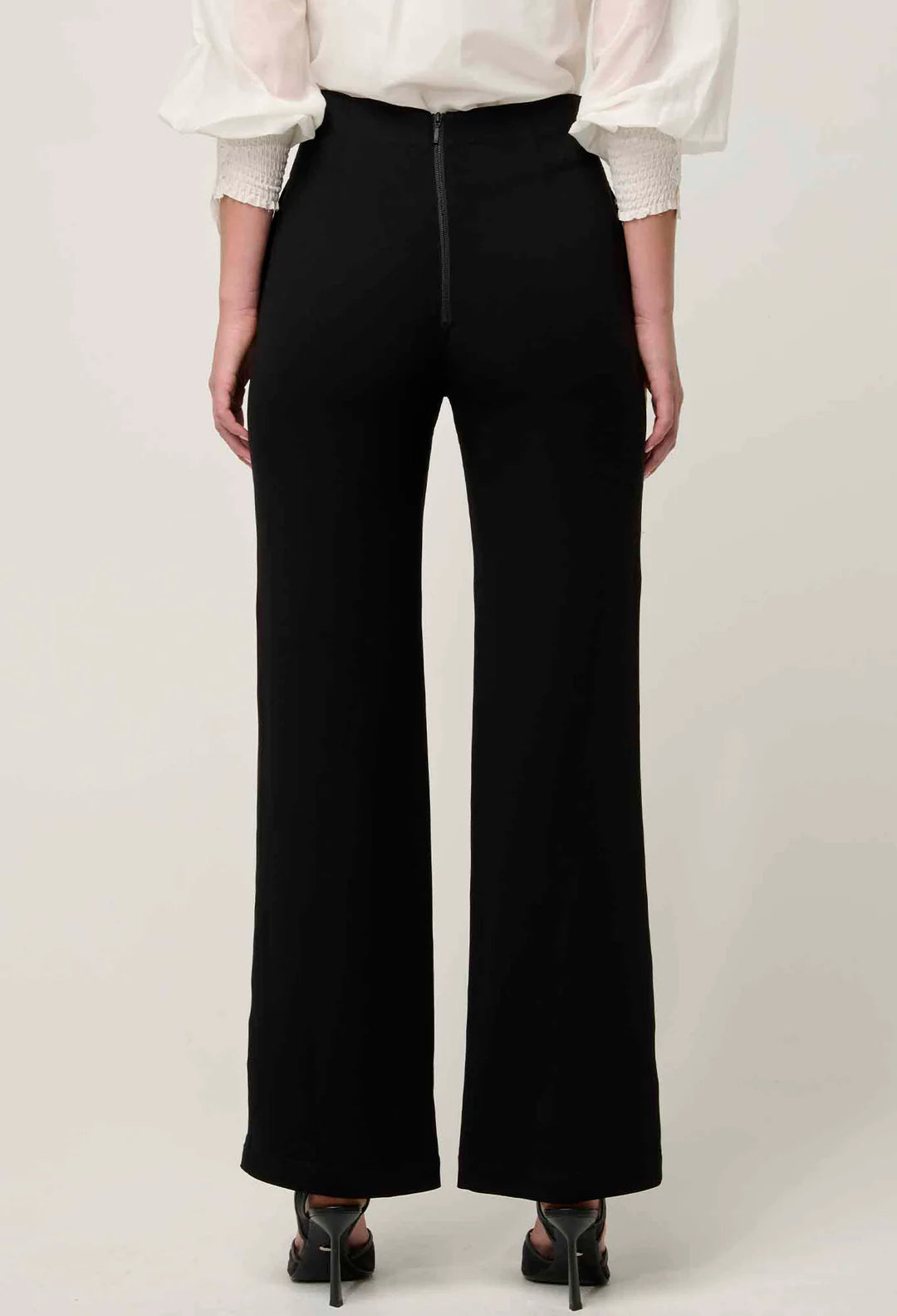 ELVIRA EMBROIDERED CREPE PANT