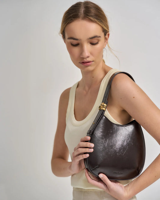 ORGANICA MINI BAG - BURNT COFFEE