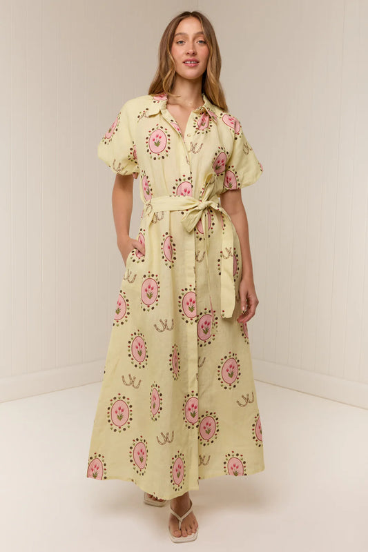 MARLA DRESS-SAVANNA TILE