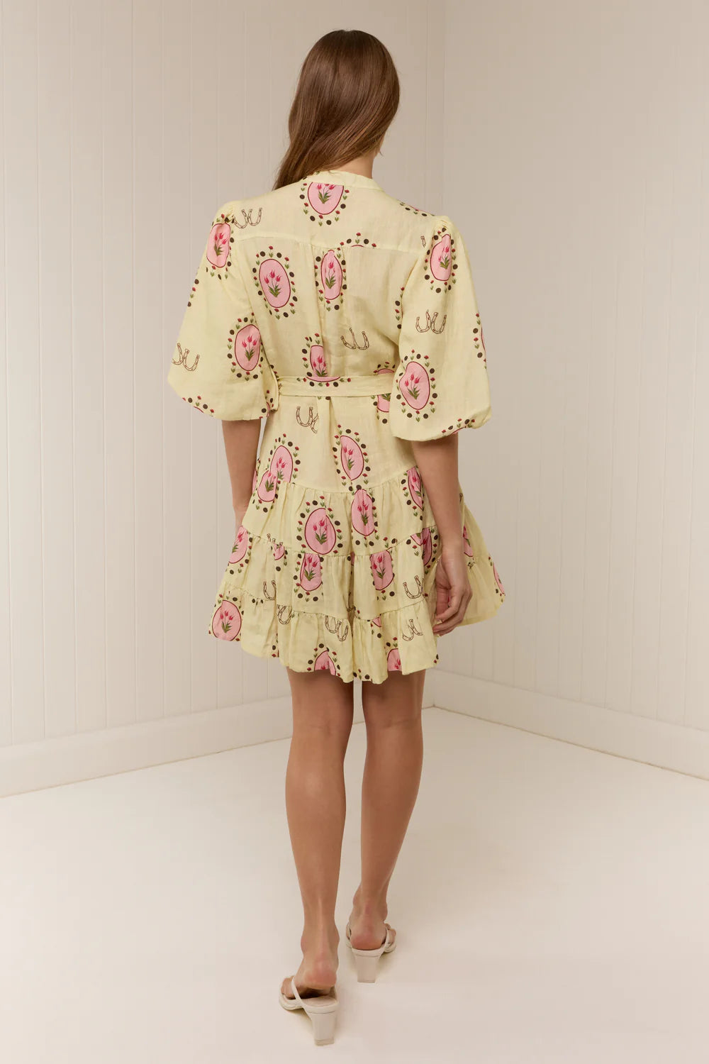 RUBA MINI DRESS-SAVANNA TILE