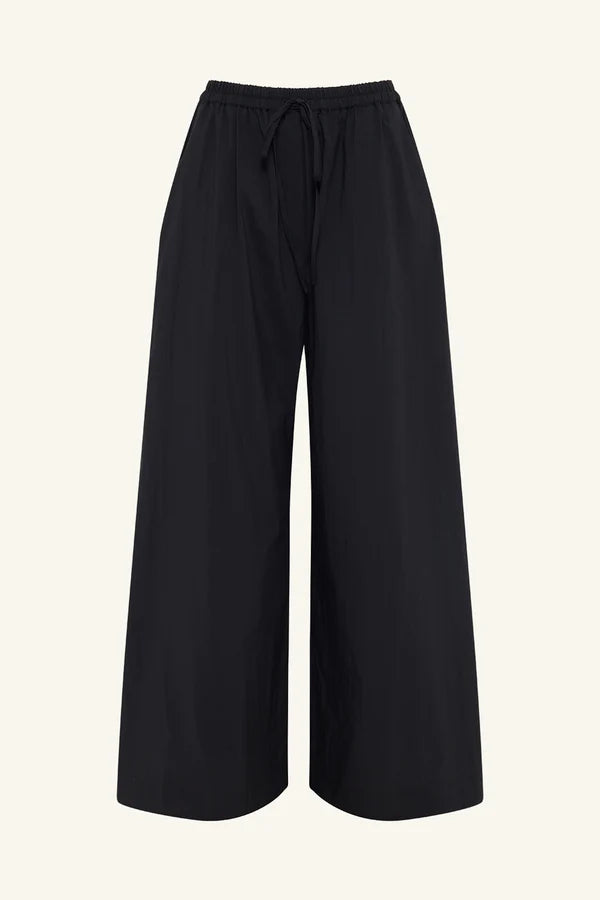 CAMPBELL WIDE LEG PANT - BLACK